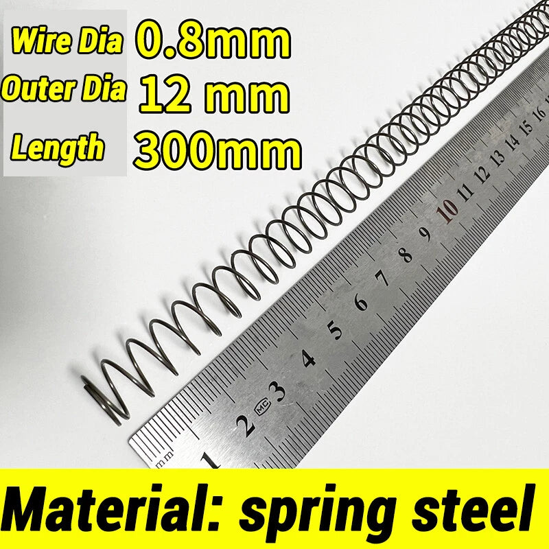 Compression Spring Various Size 2-60mm Diameter & 300mm Length Pressure Small
