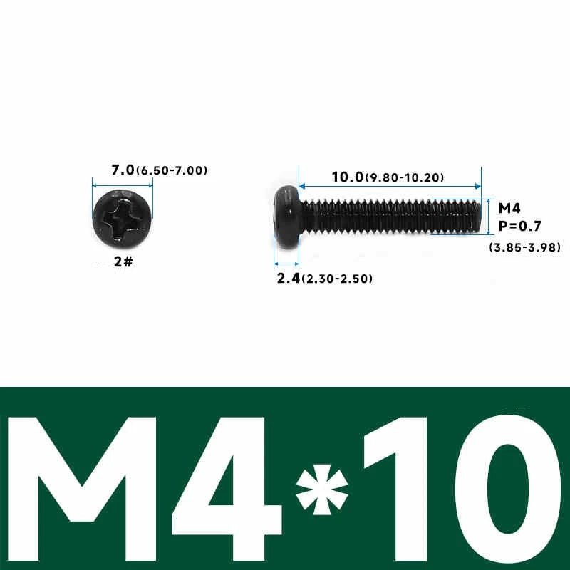 Phillips Pan Head Machine Screws – Carbon Steel M1 to M4, Multiple Lengths & Finishes - HomeDIYer