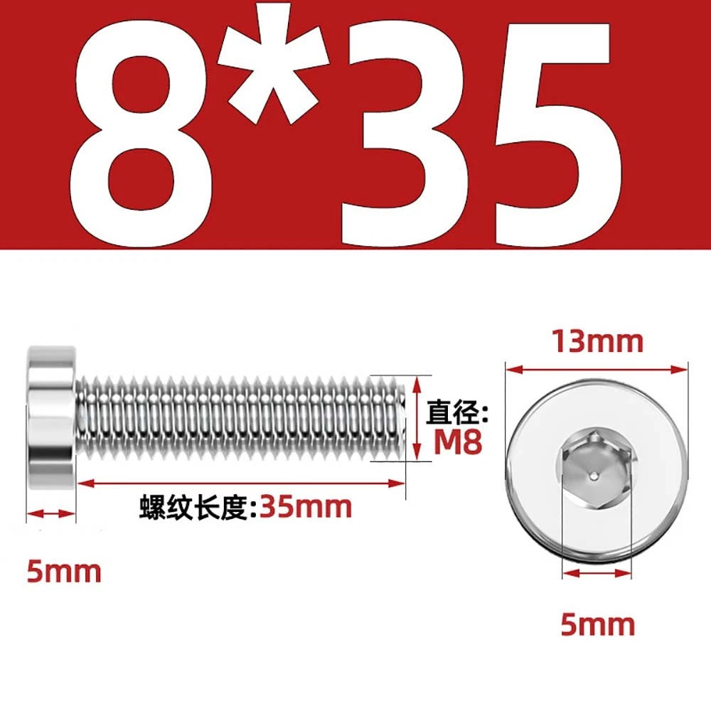 M1.4–M12 Low Head Socket Cap Screws – A2 Stainless Steel, Space‑Saving Design for Tight Clearances