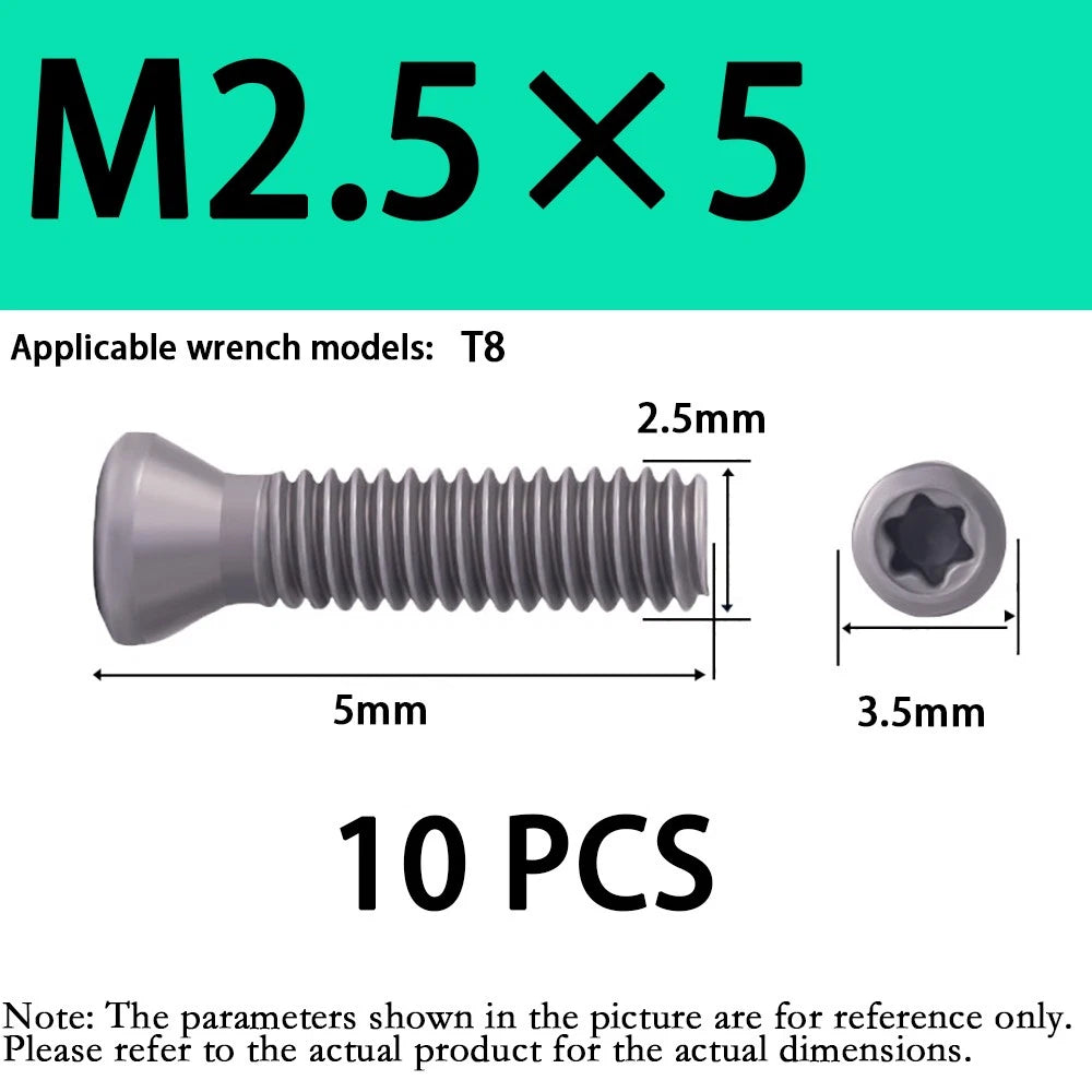 M3 M4 M5 Grade 12.9 Torx Countersunk Machine Screws – SCM435 Alloy Steel, Fully Threaded (4–16mm)