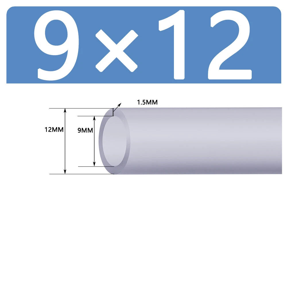 Silicone Vacuum Hose Pipe — White Rubber Tube for Water, Air & Coolant | ID 2mm–38mm