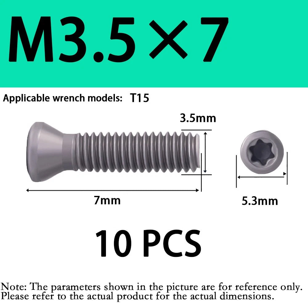 M3 M4 M5 Grade 12.9 Torx Countersunk Machine Screws – SCM435 Alloy Steel, Fully Threaded (4–16mm)