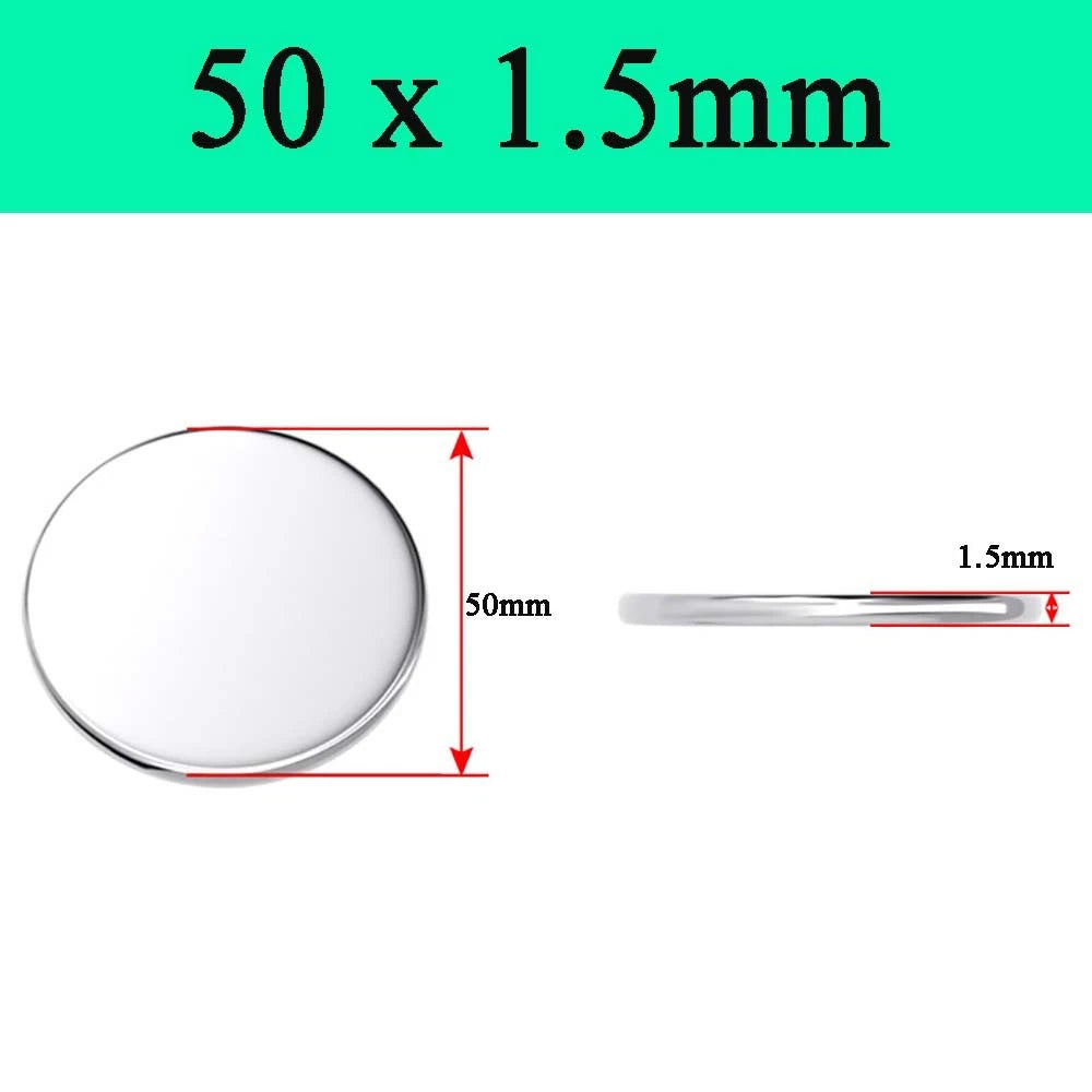 Round Precision Laser Cutting A2 Stainless Steel Blanks Discs Metal Sheet Custom