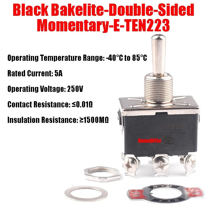 Mini Toggle Switch – MTS / SMTS / E-TEN / PS-102 / DS438 Series, 2 3 6-Pin Rocker Switches