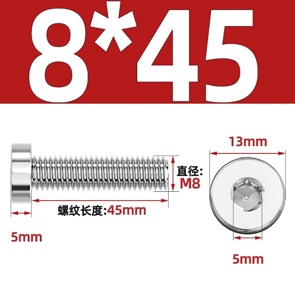 M1.4–M12 Low Head Socket Cap Screws – A2 Stainless Steel, Space‑Saving Design for Tight Clearances