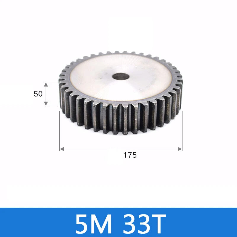 Spur Gears Pinion Gear 1.5/2.5/3/4/5 Mod Transmission Gears 45# Steel Flat Gears