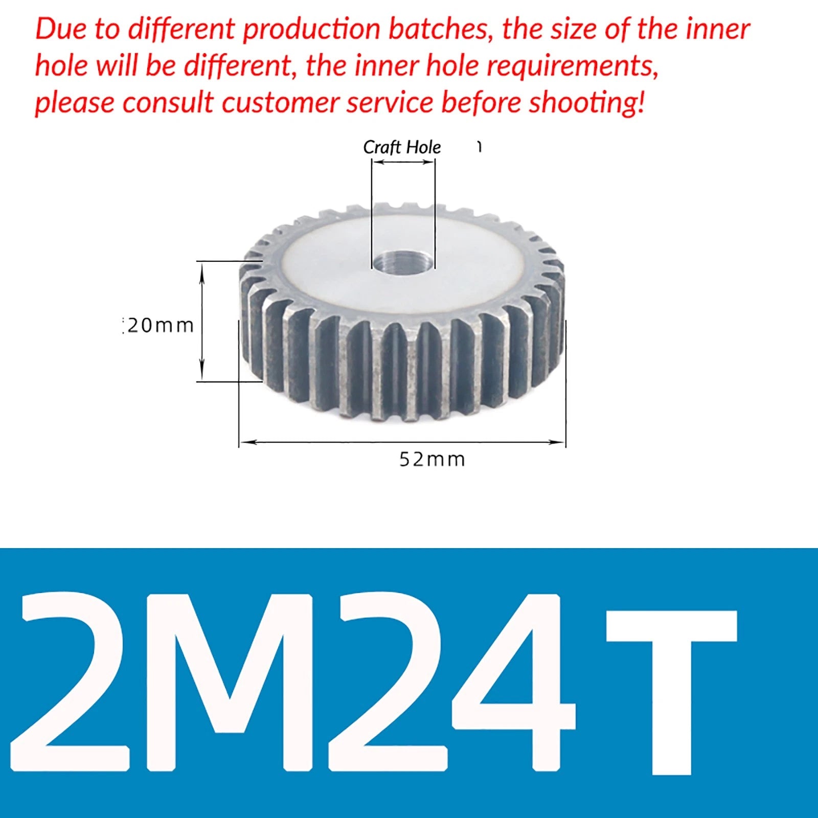 1/1.5/2 Mod 12T-150T Spur Gear 45# Steel Pinion Gear Thickn10-20mm Transmission