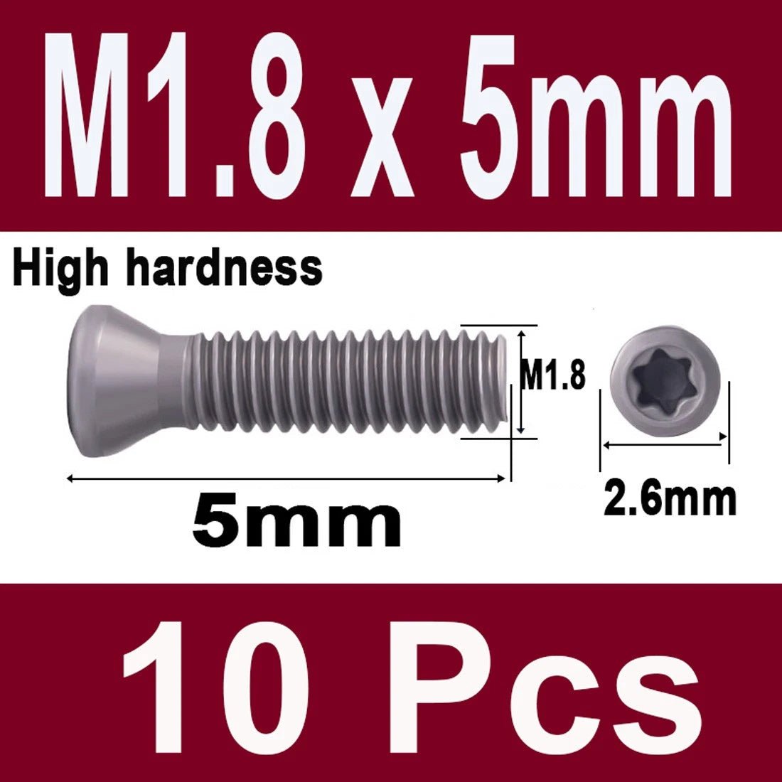 12.9 Grade Torx Flat Head Machine Screws — Carbon Steel, M1.6 to M6 - HomeDIYer
