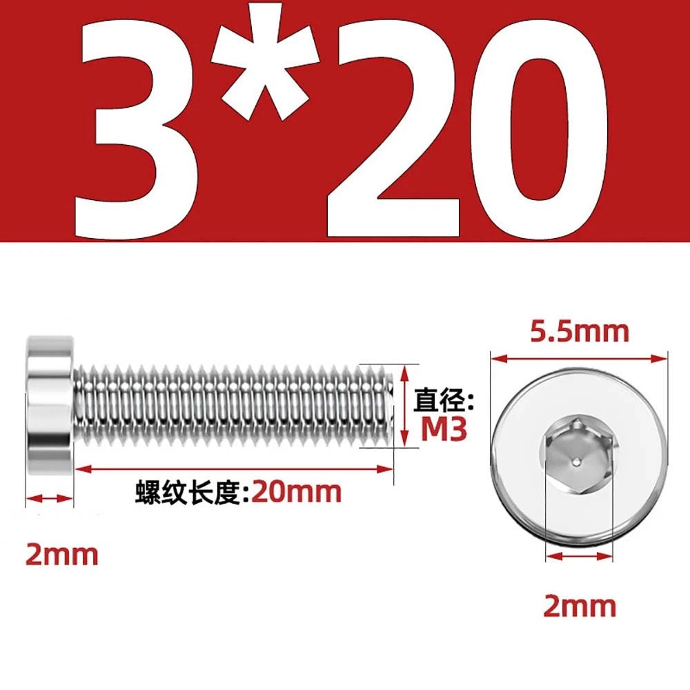 M1.4–M12 Low Head Socket Cap Screws – A2 Stainless Steel, Space‑Saving Design for Tight Clearances