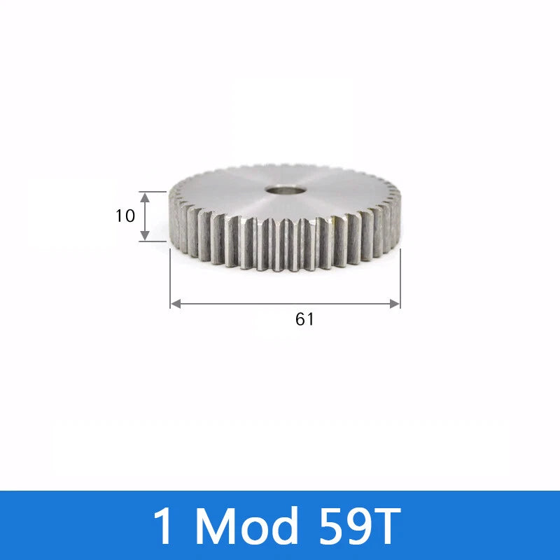 Spur Gear 45# Steel Transmission Gear 1/2 Module 12-160 Teeth Pinion Motor Gear