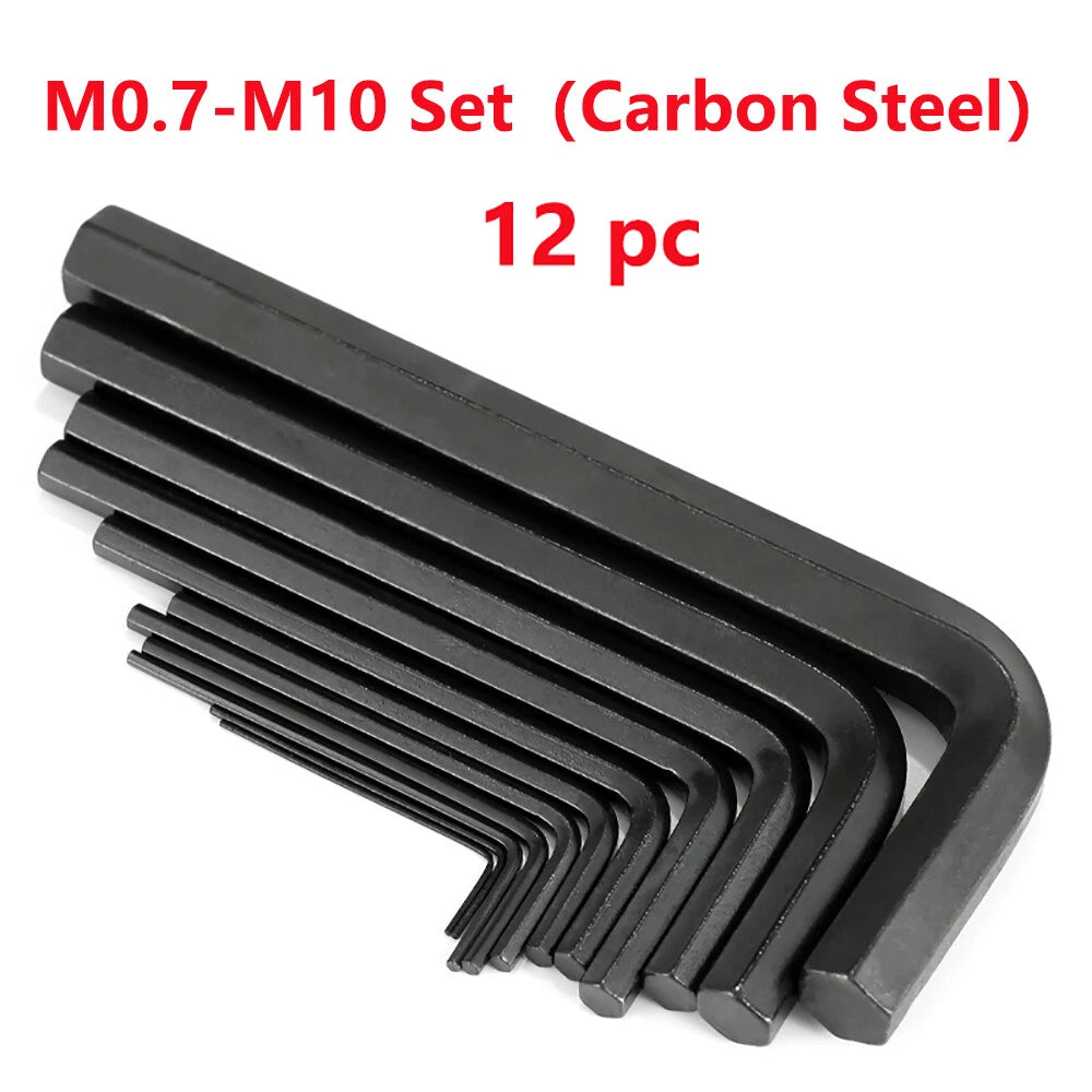 0.7mm-17mm Allen Keys Hexagon Key Hex Wrench Extra Long 5mm 6mm 8mm 10mm 14mm