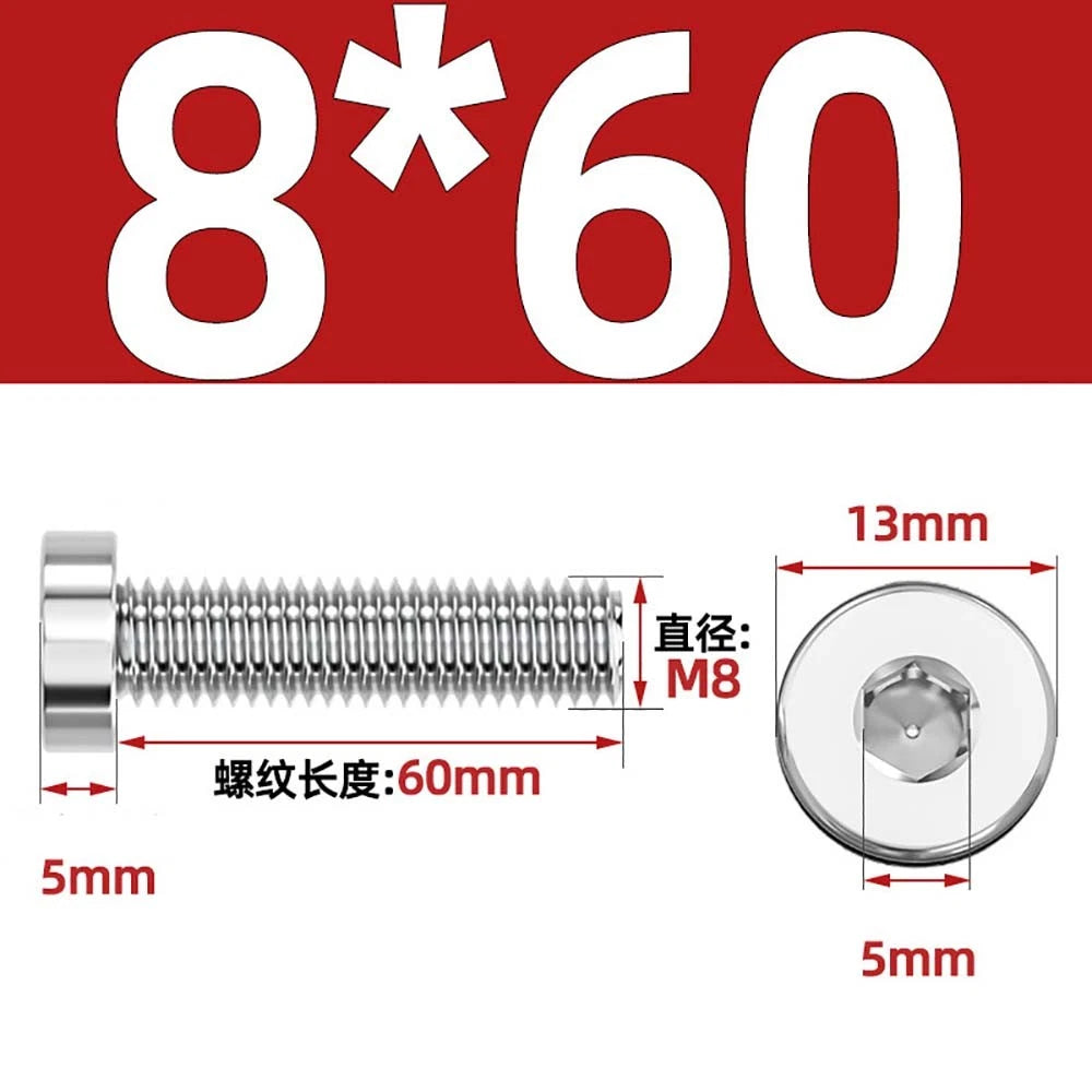 M1.4–M12 Low Head Socket Cap Screws – A2 Stainless Steel, Space‑Saving Design for Tight Clearances