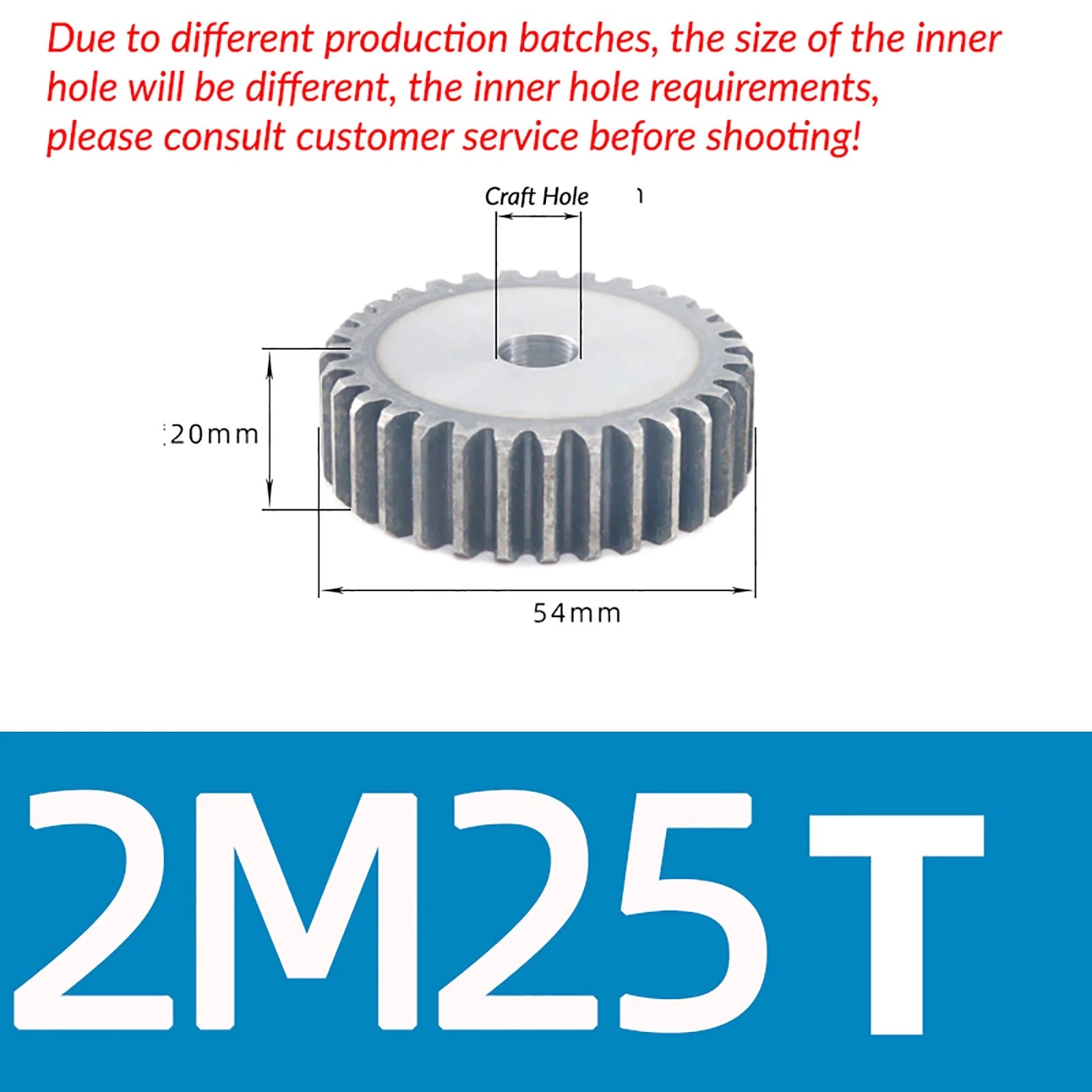 1/1.5/2 Mod 12T-150T Spur Gear 45# Steel Pinion Gear Thickn10-20mm Transmission