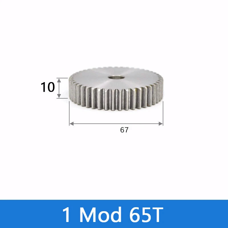 Spur Gear 45# Steel Transmission Gear 1/2 Module 12-160 Teeth Pinion Motor Gear