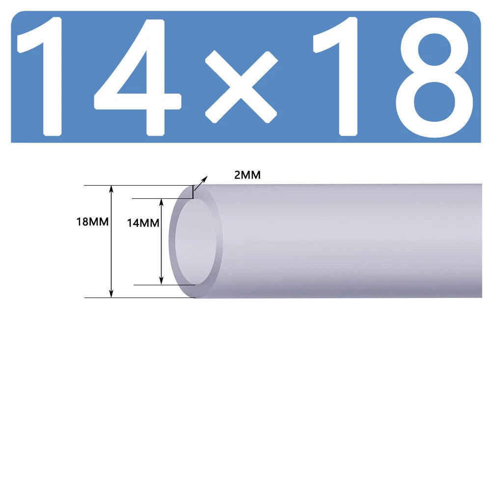 Silicone Vacuum Hose Pipe — White Rubber Tube for Water, Air & Coolant | ID 2mm–38mm