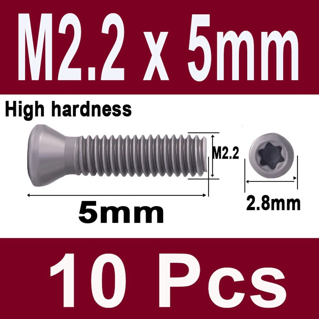 12.9 Grade Torx Flat Head Machine Screws — Carbon Steel, M1.6 to M6 - HomeDIYer