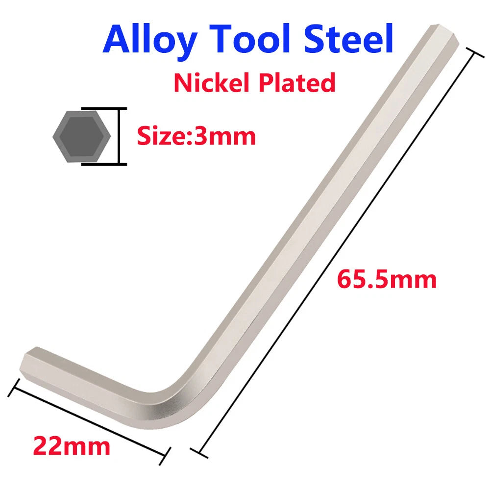 0.7mm-17mm Allen Keys Hexagon Key Hex Wrench Extra Long 5mm 6mm 8mm 10mm 14mm