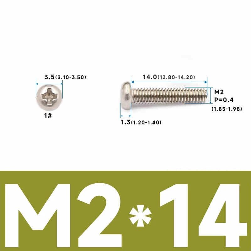 Phillips Pan Head Machine Screws – Carbon Steel M1 to M4, Multiple Lengths & Finishes - HomeDIYer