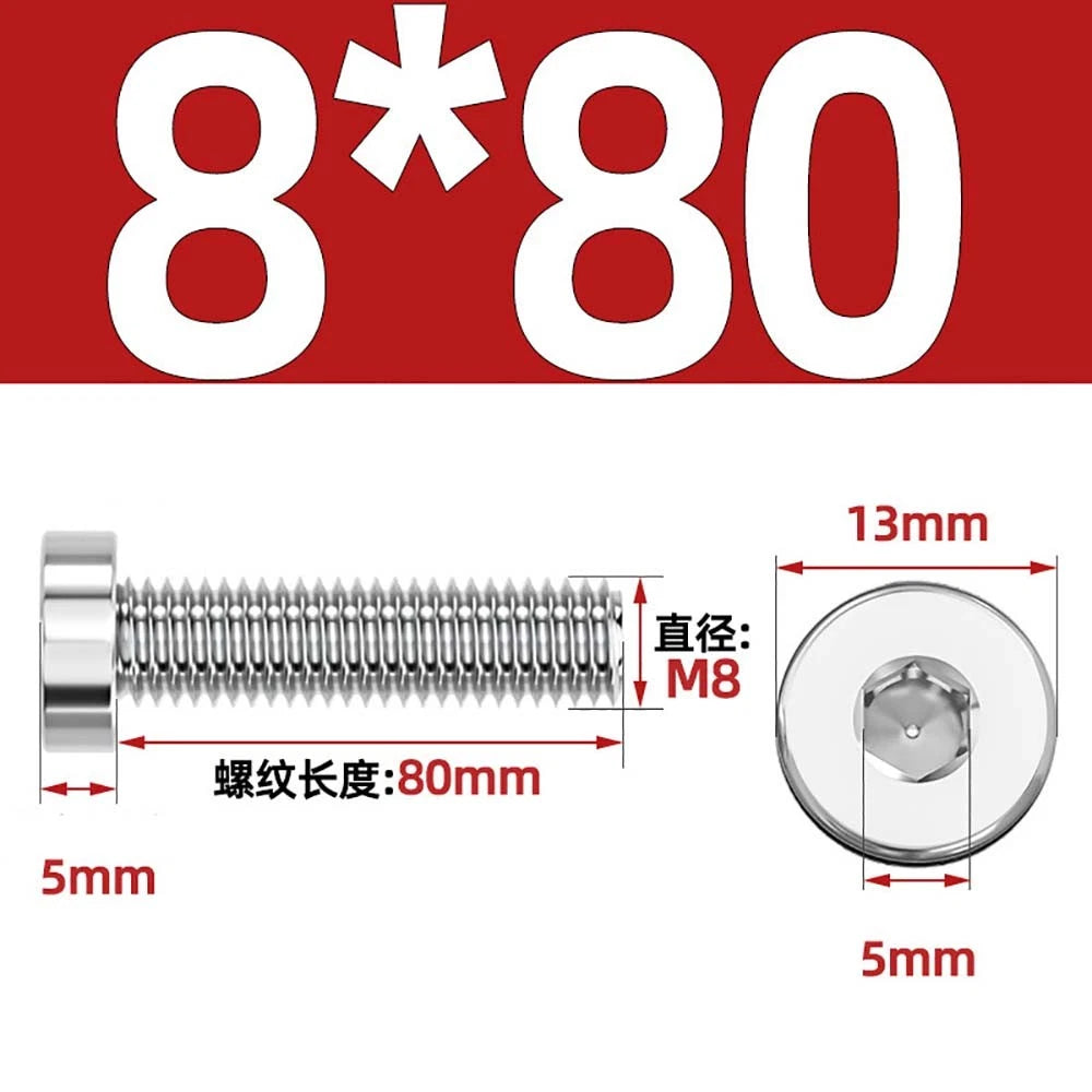 M1.4–M12 Low Head Socket Cap Screws – A2 Stainless Steel, Space‑Saving Design for Tight Clearances