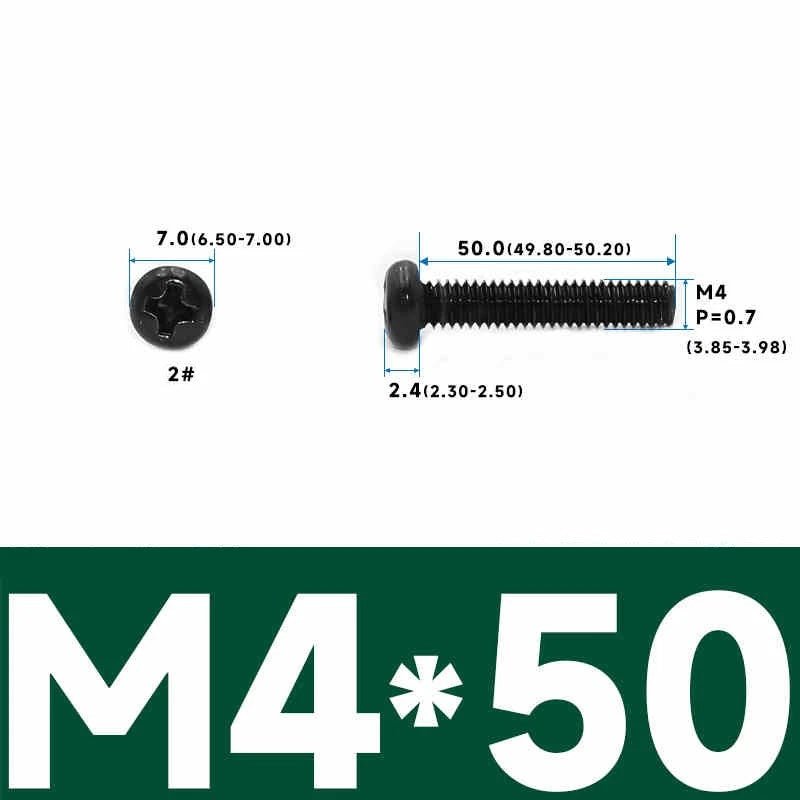 Phillips Pan Head Machine Screws – Carbon Steel M1 to M4, Multiple Lengths & Finishes - HomeDIYer