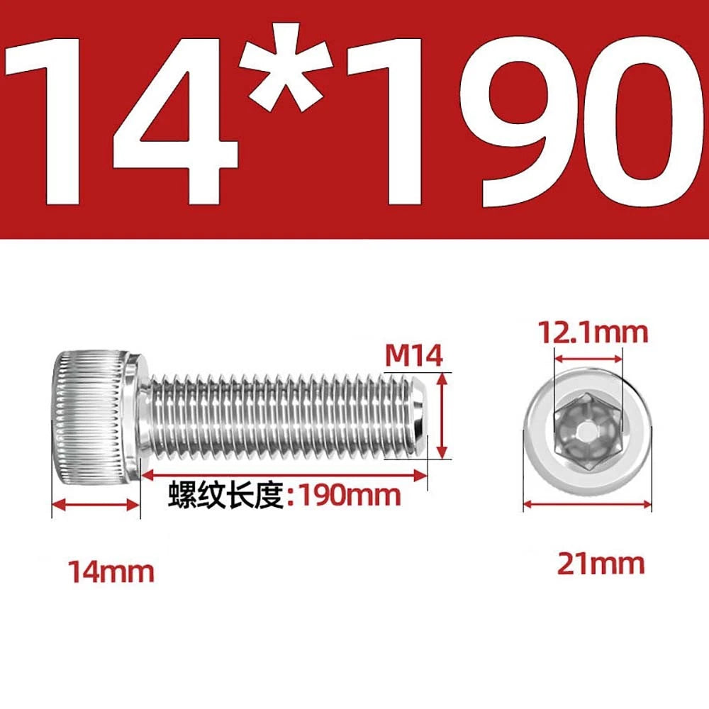 Socket Head Cap Screws – A2 Stainless Steel, M6 to M24, Hex Drive (DIN 912)