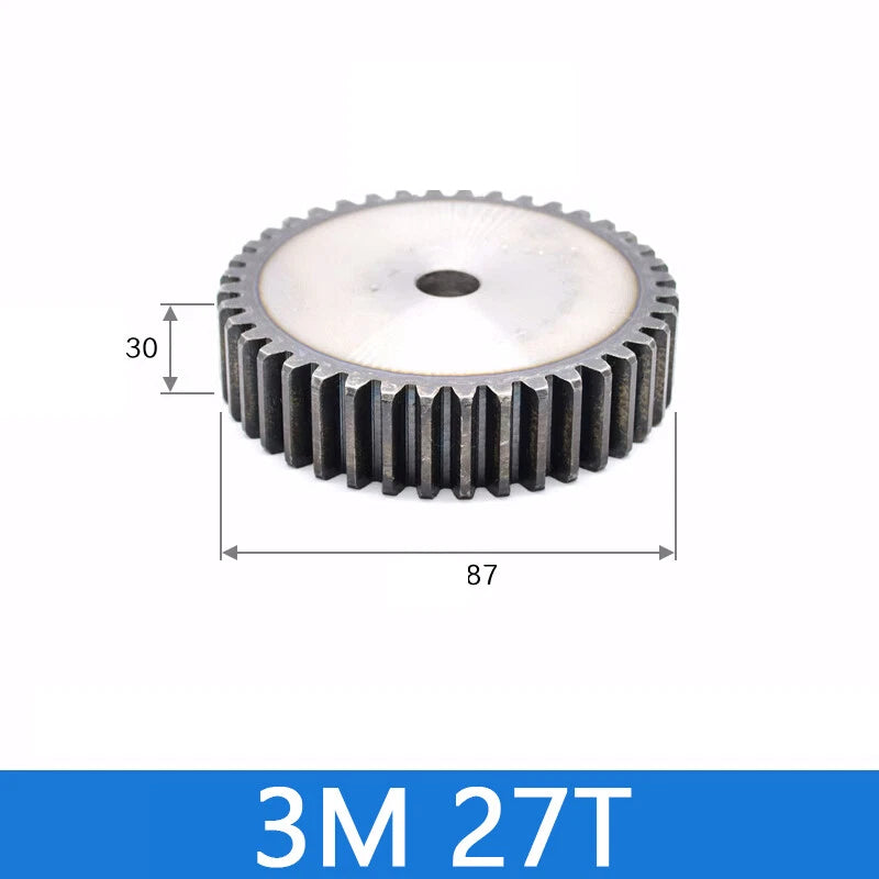 Spur Gears Pinion Gear 1.5/2.5/3/4/5 Mod Transmission Gears 45# Steel Flat Gears