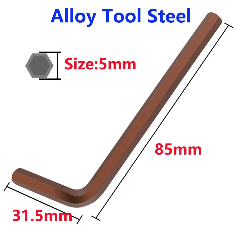 0.7mm-17mm Allen Keys Hexagon Key Hex Wrench Extra Long 5mm 6mm 8mm 10mm 14mm