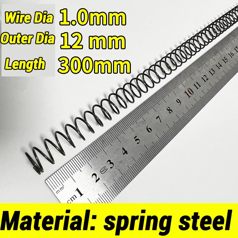 Compression Spring Various Size 2-60mm Diameter & 300mm Length Pressure Small