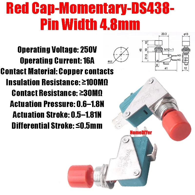 Mini Toggle Switch – MTS / SMTS / E-TEN / PS-102 / DS438 Series, 2 3 6-Pin Rocker Switches