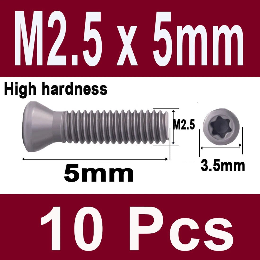 12.9 Grade Torx Flat Head Machine Screws — Carbon Steel, M1.6 to M6 - HomeDIYer