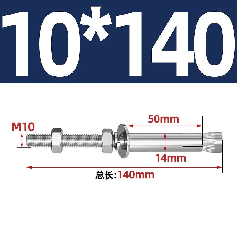M6-M20 Stainless Steel Concrete Expansion Anchor Bolts – Extra Long