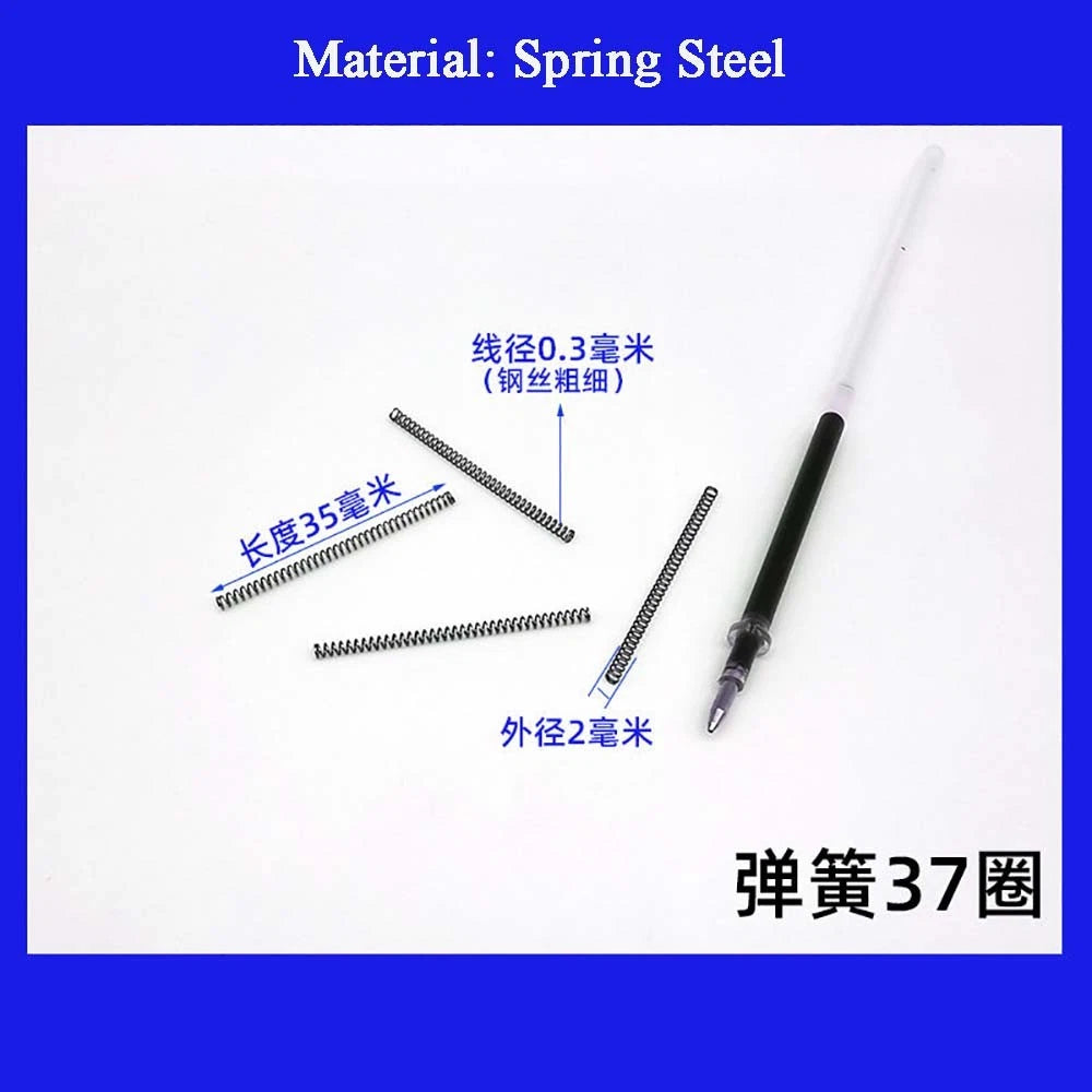 Spring Steel Small Compression Spring 0.2/0.3/0.4mm Wire Diameter 3-50mm Length