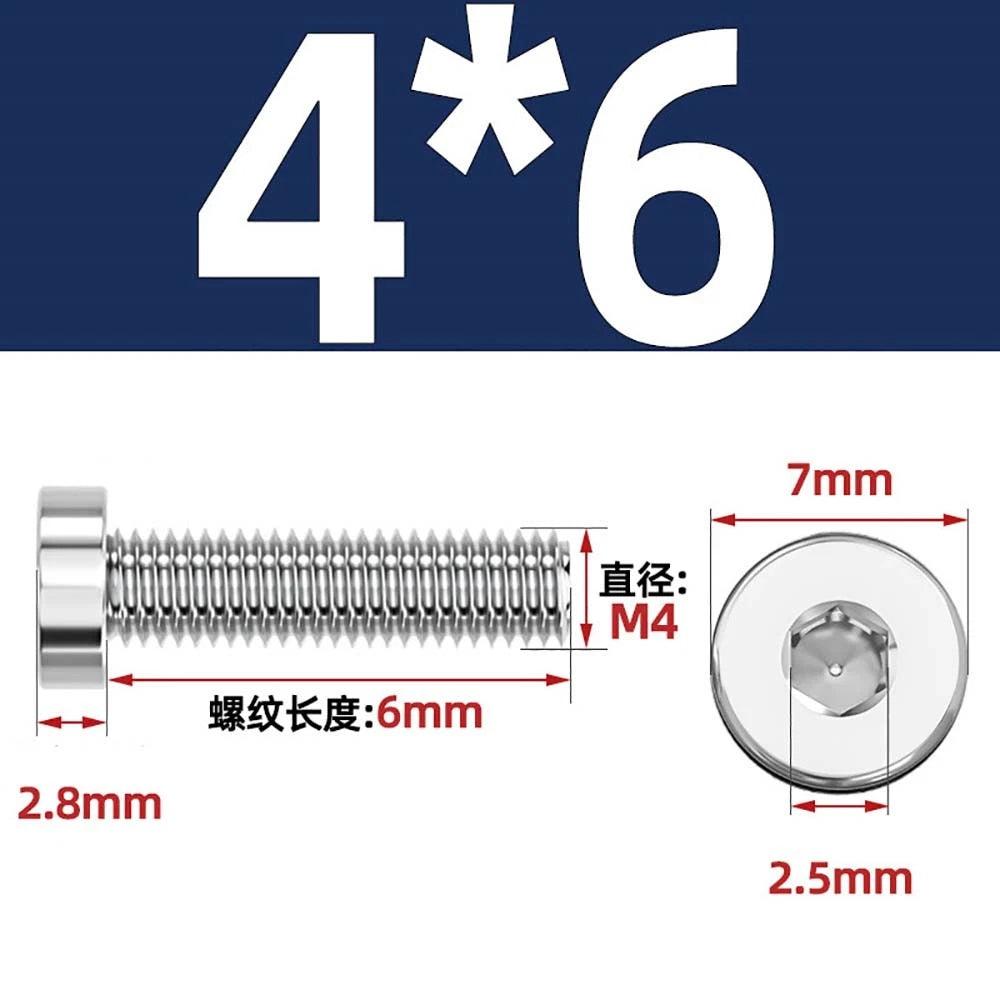 M1.4–M12 Low Head Socket Cap Screws – A2 Stainless Steel, Space‑Saving Design for Tight Clearances