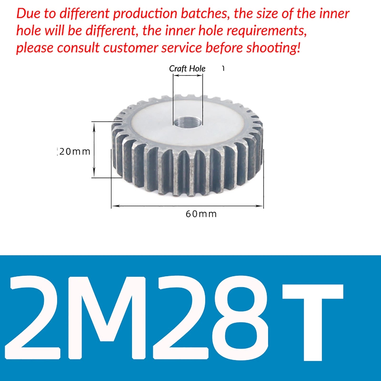 1/1.5/2 Mod 12T-150T Spur Gear 45# Steel Pinion Gear Thickn10-20mm Transmission