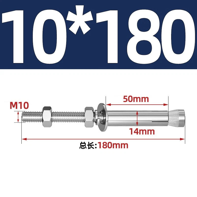 M6-M20 Stainless Steel Concrete Expansion Anchor Bolts – Extra Long