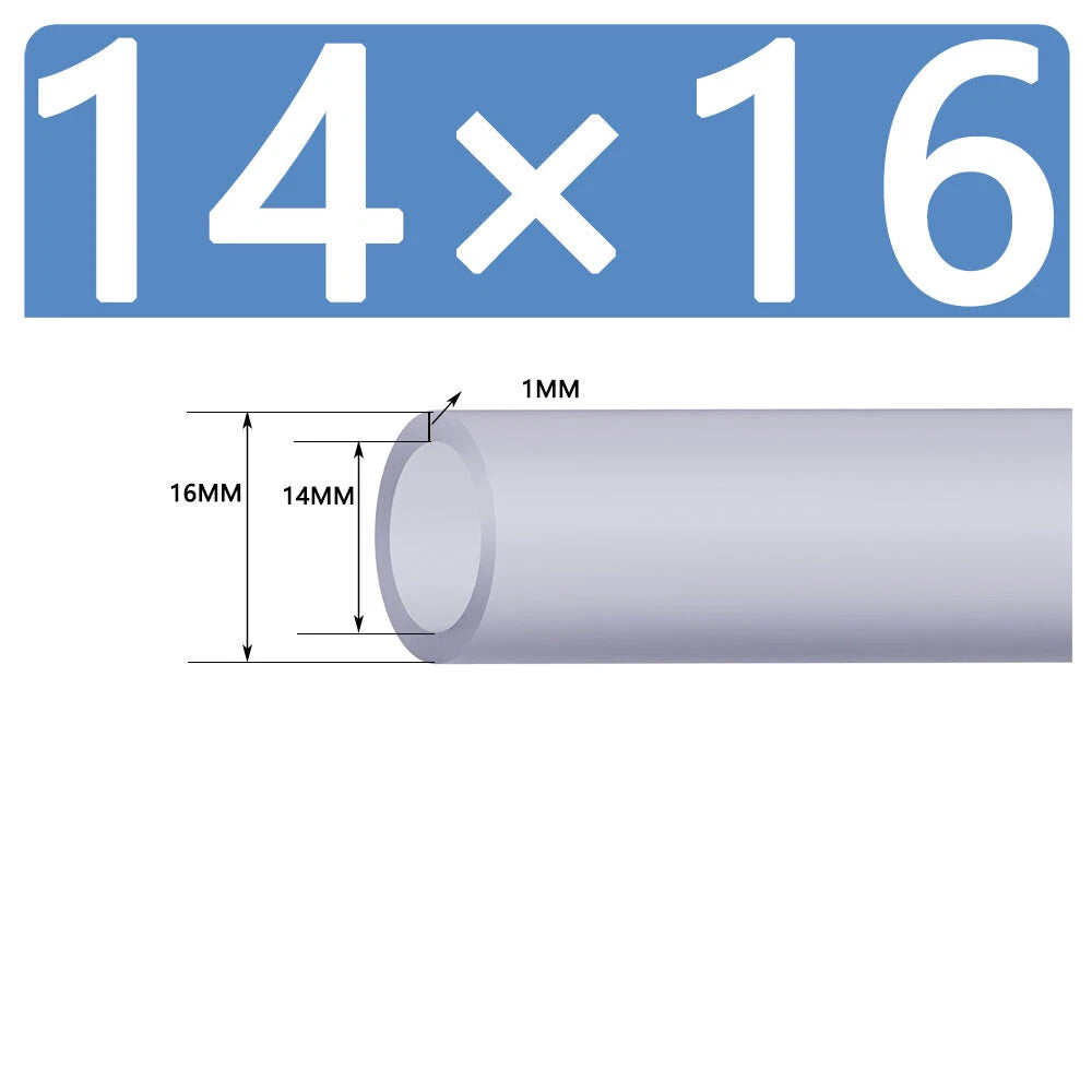 Silicone Vacuum Hose Pipe — White Rubber Tube for Water, Air & Coolant | ID 2mm–38mm
