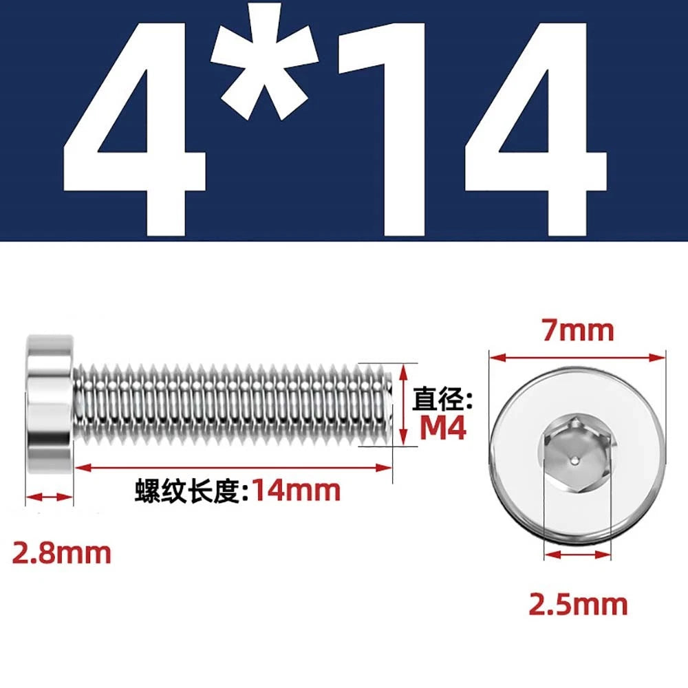M1.4–M12 Low Head Socket Cap Screws – A2 Stainless Steel, Space‑Saving Design for Tight Clearances