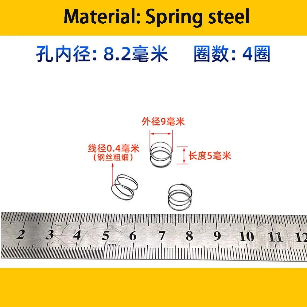 Spring Steel Small Compression Spring 0.2/0.3/0.4mm Wire Diameter 3-50mm Length