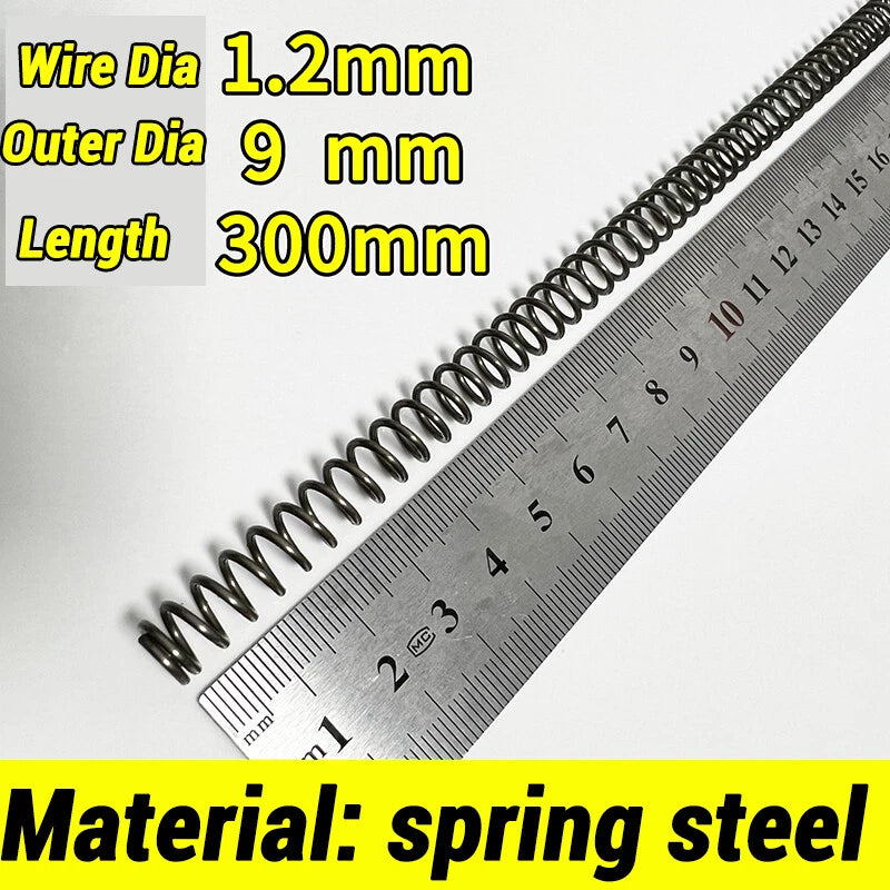 Compression Spring Various Size 2-60mm Diameter & 300mm Length Pressure Small