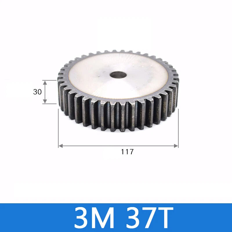 Spur Gears Pinion Gear 1.5/2.5/3/4/5 Mod Transmission Gears 45# Steel Flat Gears