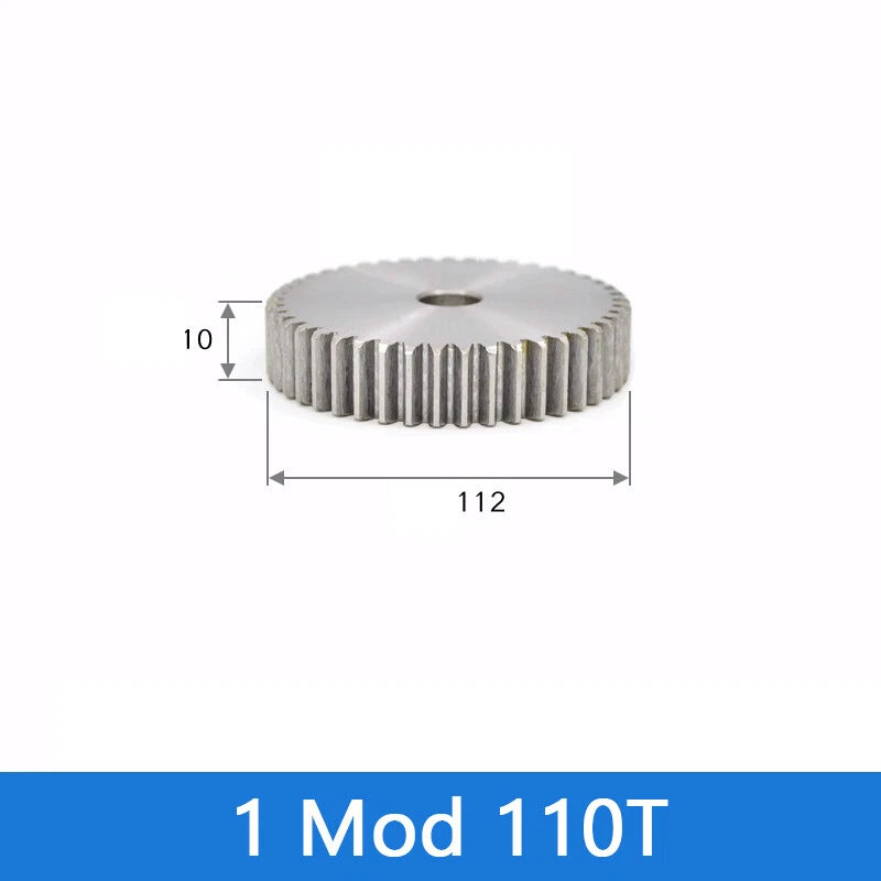Spur Gear 45# Steel Transmission Gear 1/2 Module 12-160 Teeth Pinion Motor Gear