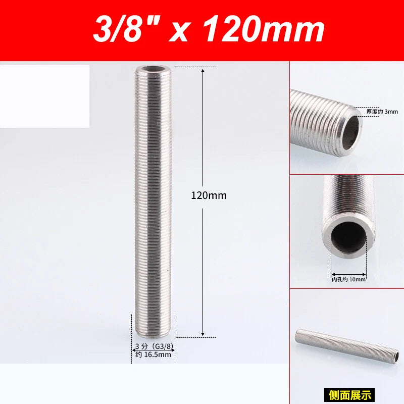 A2 Stainless Steel Male Threaded Rod Connector Stud — Pipe Fitting Bar
