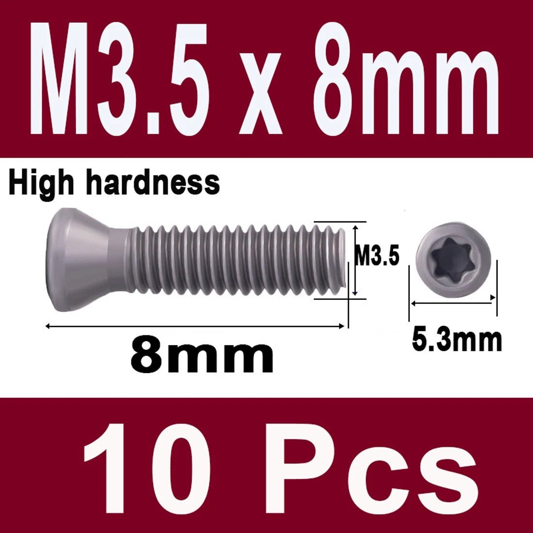 12.9 Grade Torx Flat Head Machine Screws — Carbon Steel, M1.6 to M6 - HomeDIYer