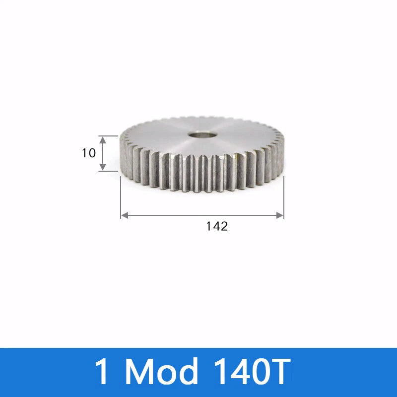 Spur Gear 45# Steel Transmission Gear 1/2 Module 12-160 Teeth Pinion Motor Gear