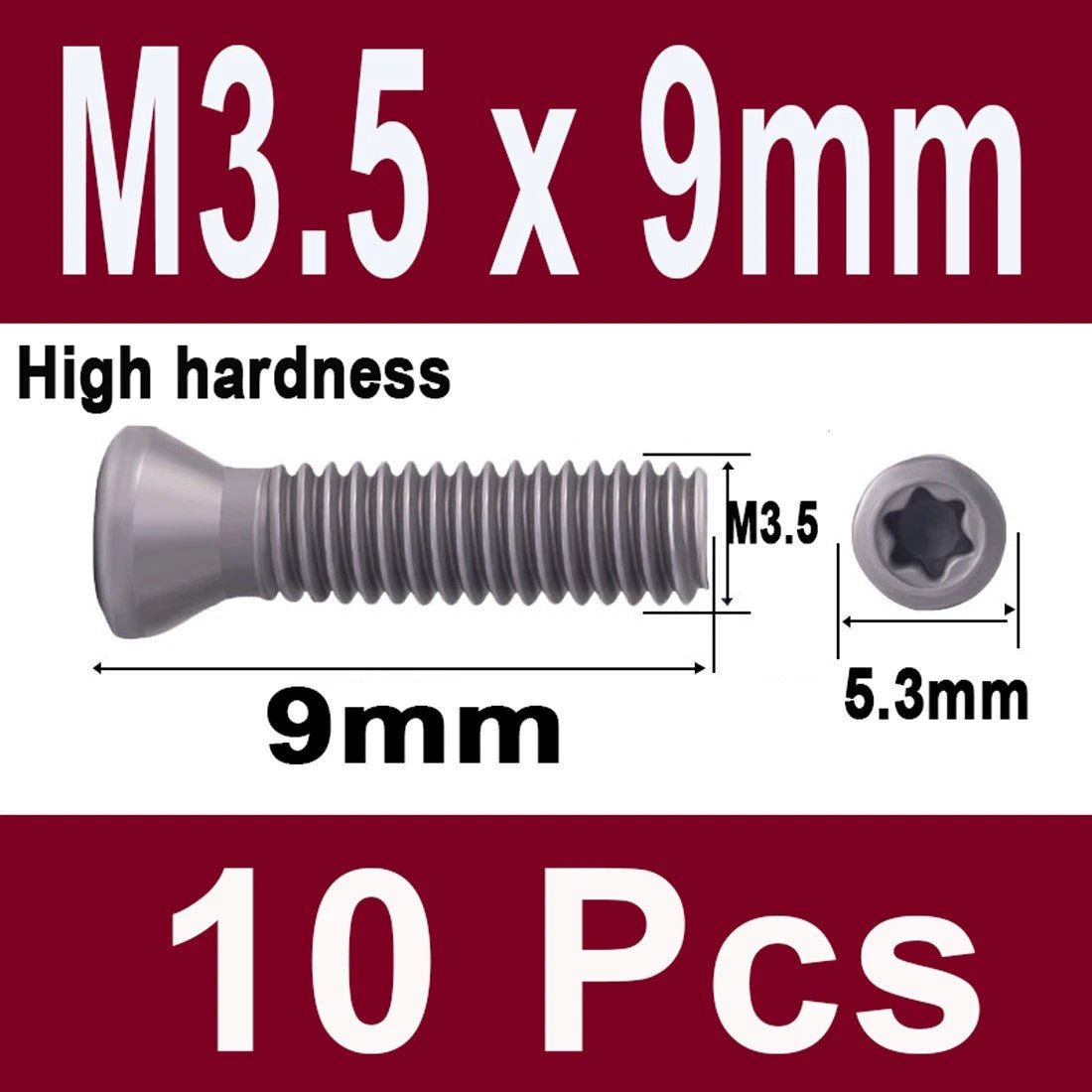 12.9 Grade Torx Flat Head Machine Screws — Carbon Steel, M1.6 to M6 - HomeDIYer