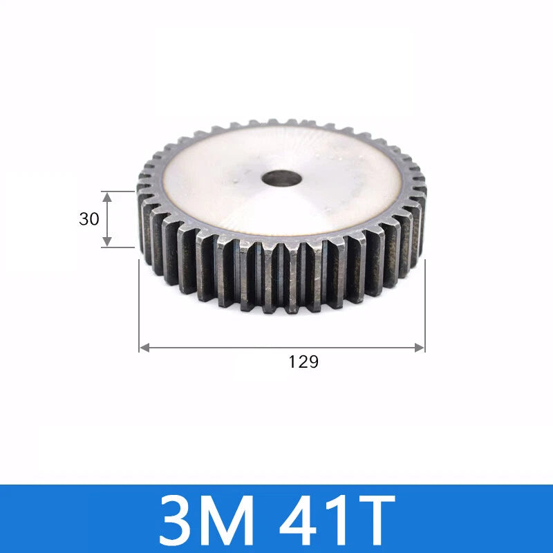 Spur Gears Pinion Gear 1.5/2.5/3/4/5 Mod Transmission Gears 45# Steel Flat Gears