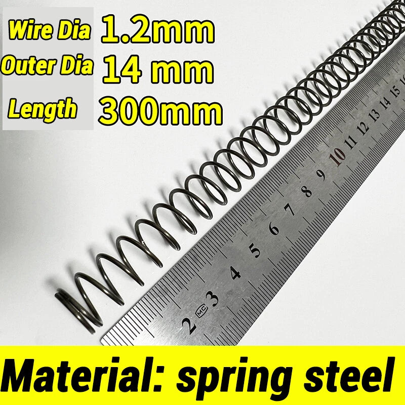 Compression Spring Various Size 2-60mm Diameter & 300mm Length Pressure Small