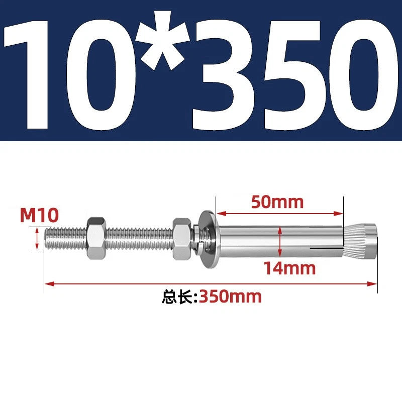 M6-M20 Stainless Steel Concrete Expansion Anchor Bolts – Extra Long