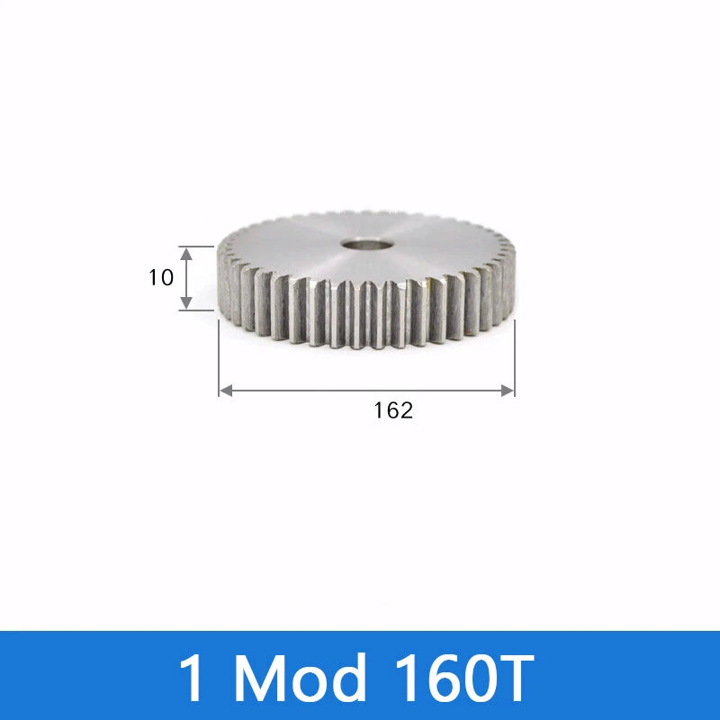 Spur Gear 45# Steel Transmission Gear 1/2 Module 12-160 Teeth Pinion Motor Gear