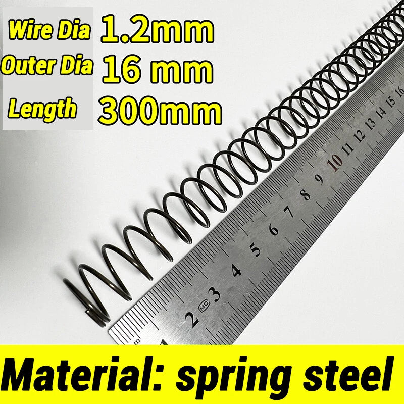 Compression Spring Various Size 2-60mm Diameter & 300mm Length Pressure Small